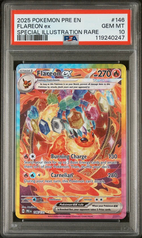 PSA 10 FLAREON ex SPECIAL ILLUSTRATION RARE